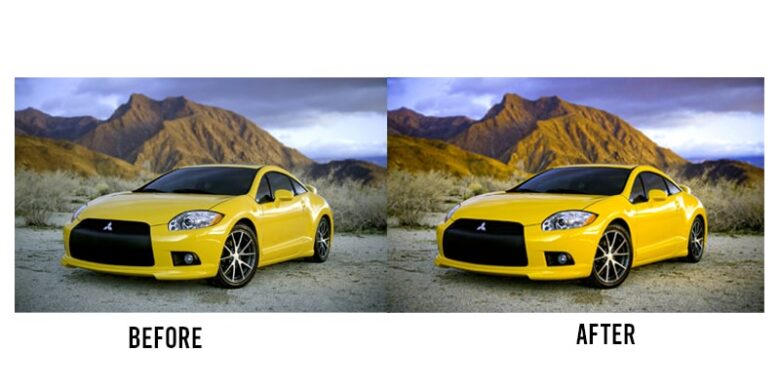 How to edit car photos